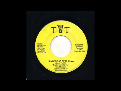 Lucha Nieto - Las Heridas De Mi Alma - T.V.T. Records tvt-3097-bb