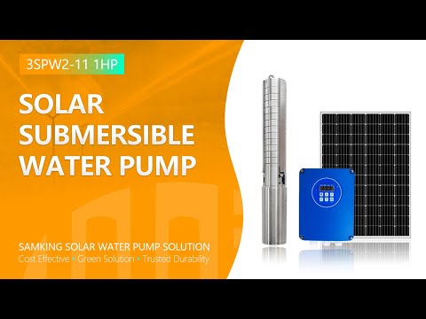 1HP 3 inches solar pump with economic DC pump system | Made in China