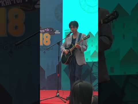 [150321] LỜI YÊU NGÂY DẠI - KHA live stage tại THPT Việt Đức