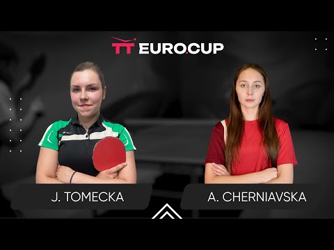 19:40 Julia Tomecka - Alina Cherniavska 12.07.2025 | TT Euro.Cup Women Poland Star.