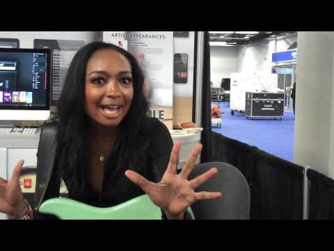 Behind the scenes at NAMM 2013: A moment with Malina Moye