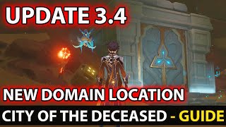 How To Unlock New Domain (City of the Deceased) Location in Desert Of Hadramaventh Guide - Genshin