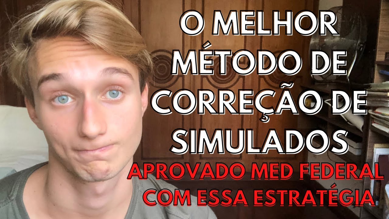 O MELHOR MÉTODO para CORRIGIR SIMULADOS