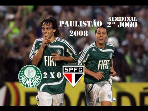 Palmeiras 2 x 0 São Paulo - Campeonato Paulista 2008 - Gols