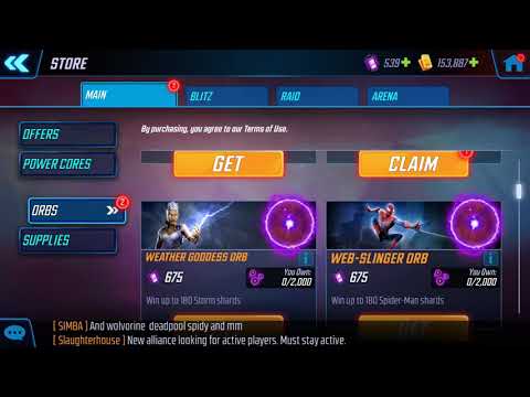 Crystal ball opening and mega orb pull