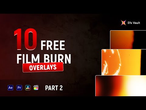 Film Burn 🔥 Transition Overlay #2 Efx Vault