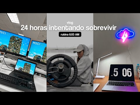¿cómo logro hacer todo en un día? 24 horas conmigo estudiando y trabajando 🤯