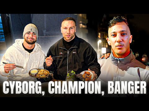 Fueling up on calories with Kerim Engizek and Farid Bang 🍣🍱 | Arda Saatci