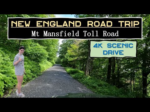 Mt Mansfield Toll Road (Drive up a Ski Route): 4K Hyperlapse