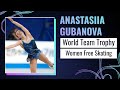 Anastasiia GUBANOVA GEO Women Free Skating ISU World Team Trophy Tokyo 2025 WTTFigure