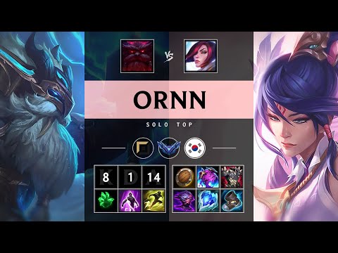 Ornn Top vs Fiora - KR Diamond Patch 25.05