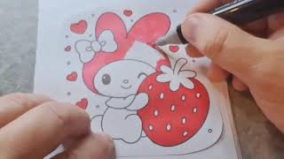 My Melody Coloring Pages 🌸 | Cute & Fun Coloring Sheets for Kids!