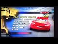 Cars 2006 Main Menu DVD