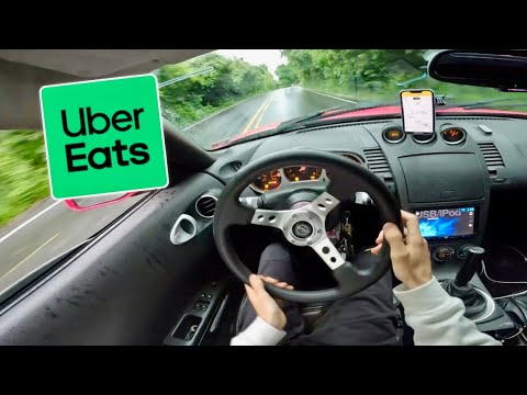 UBER EATS IN MY DRIFT CAR *POV*