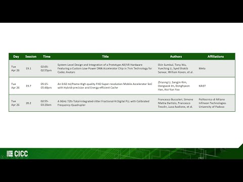 CICC 2022 - Best Paper Candidate 5