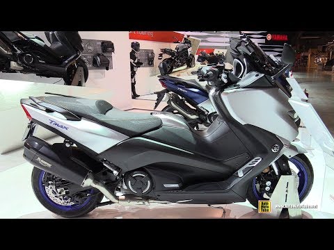 2018 Yamaha TMAX 530 SX Scooter - Walkaround - 2017 EICMA Motorcycle Exhibition
