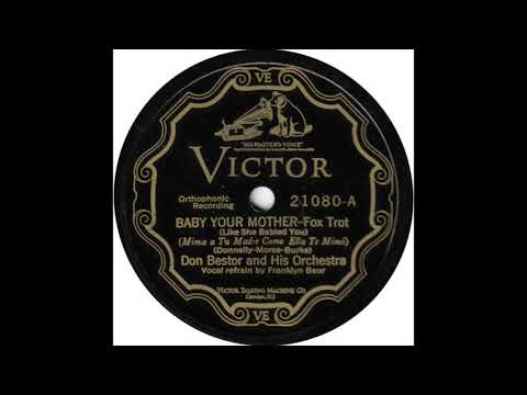 Baby Your Mother - Don Bestor and His Orchestra - 1927 - HQ Sound