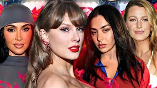 TAYLOR SWIFT DRAGS KIM KARDASHIAN, DEFENDS BLAKE LIVELY, and EXPOSES CHARLI XCX (ALBUM DRAMA)