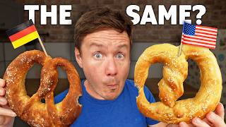 German vs American Pretzels