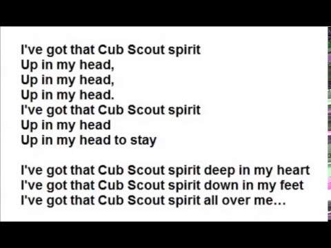 09   Cub Scout Spirit - From "Cub Scout Song Time" 1974