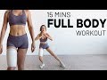 15 Mins Full Body FAT BURN Workout | No Jumping | Beginner Friendly