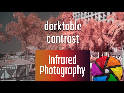 Adding Contrast to Infrared Images in darktable