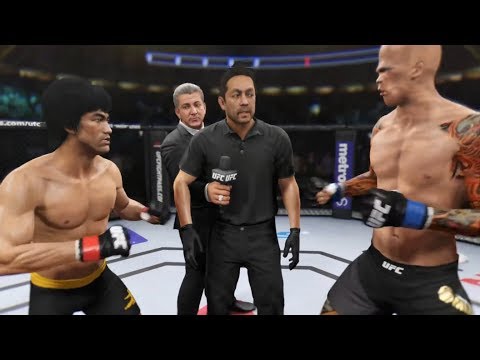 Bruce Lee vs. Mummy (EA Sports UFC 2)