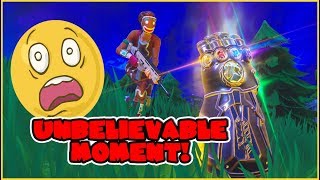 HOW TO KILL THANOS WITHOUT EVEN SHOOTING! - Fortnite Infinity Gauntlet Funny Moments