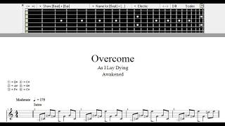 As i Lay Dying - Overcome (Guitar Tab)