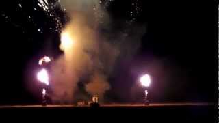 preview picture of video 'Bobby Watts Heli and Fireworks Show Birmingham, AL Dew the Ditch Fun Fly March 2013'