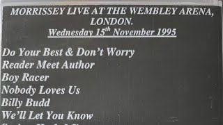 Morrissey Live Wembley arena 15th November 1995 - 60 FPS upscaled