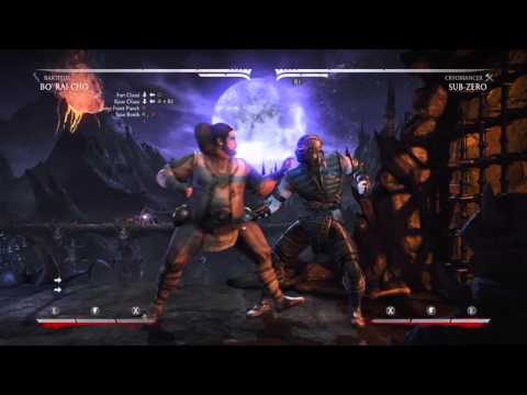 MK X, Bo'Rai Cho Character Breakdown/Combo Tutorial (Bartitsu)