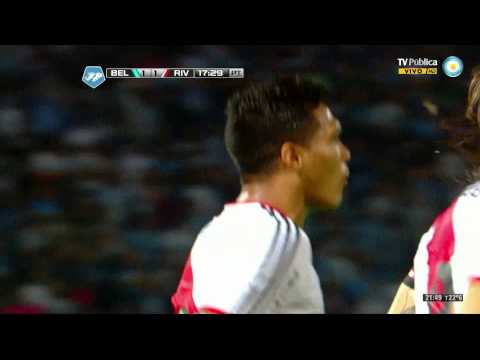 Gol de Teo Gutierrez. Belgrano 1 - River 1 | Torneo Final 2014 - Fecha 12