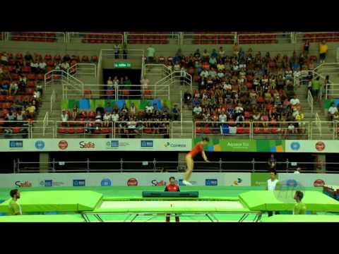KISHI Ayano (JPN) - 2016 Olympic Test Event, Rio (BRA) - Qualification Trampoline Routine 1