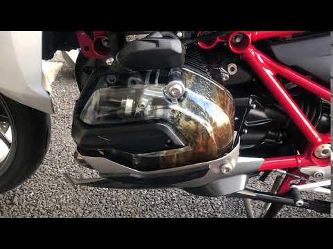 Transparent engine head cover for R1200RS with head protector