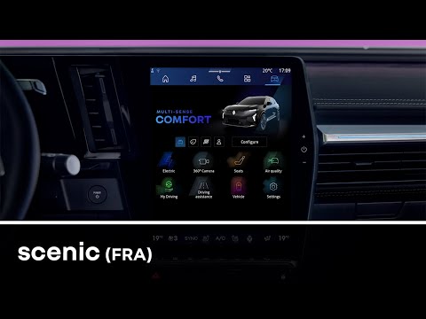tableau de bord openR - Scenic E-Tech électrique - Renault