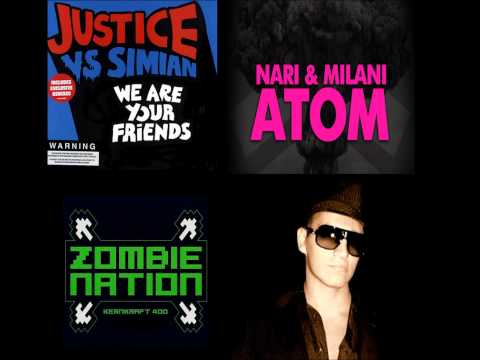 Nari Milani & Zombie Nation Feat. Justice - We Are 400 Atom (MAKJ vs Alex Molina Salcedo Mashup)