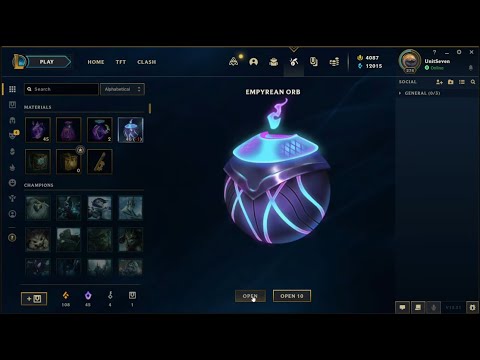 50x Empyrean Orbs Bundle opening - League Of Legends
