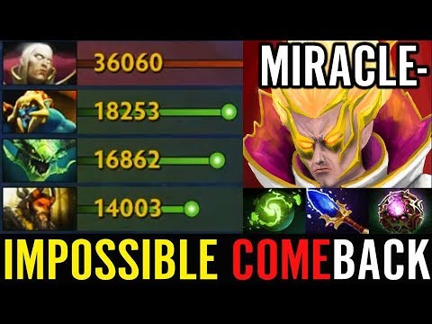 Comeback like a HERO Dota 2 Miracle EPIC Invoker Gameplay Brain Hacked! COMBO
