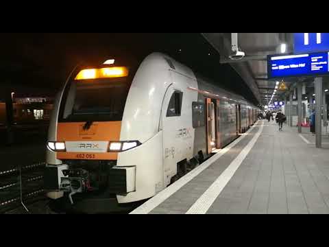 Dortmund Hbf RE6 89733 RRX 462 063 von Köln Bonn Flughafen nach MindenWestf 17.12.2022