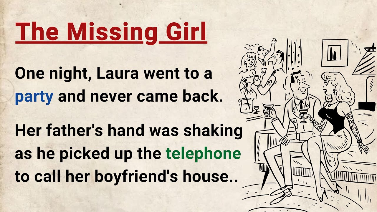 Learn English through Stories Level 3 ⭐ The Missing Girl - Improve your English | English Audiobook