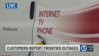 Customers report Frontier outages