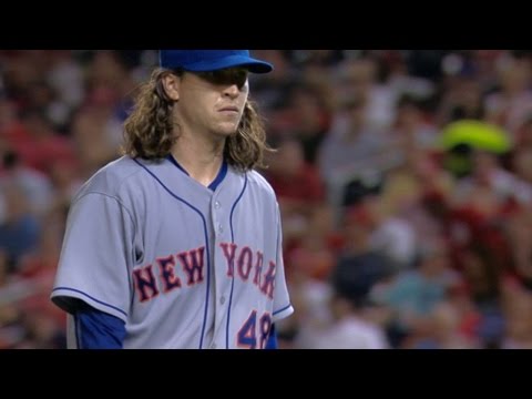 NYM@WSH: deGrom fans nine, holds Nats to two runs