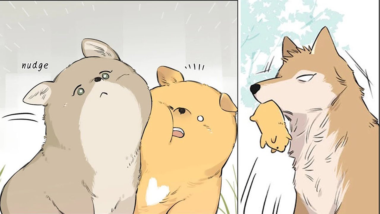Papa wolf and the puppy comics | Webcomic By Ma Wei #4