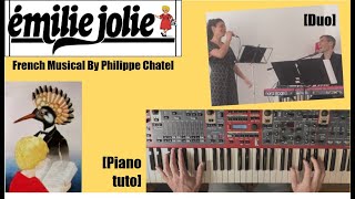 Chanson d'Emilie Jolie et du Grand Oiseau (Philippe Chatel) - Piano et chant arrangement et tutoriel