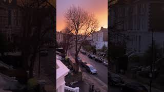 ロンドンの自宅からの眺め