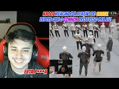 KROOZ REAGINDO VISÃO DO BRASIL COM CONNOR FALANDO ISSO DELE NA REUNIÃO ANTES DA GU3RRA!