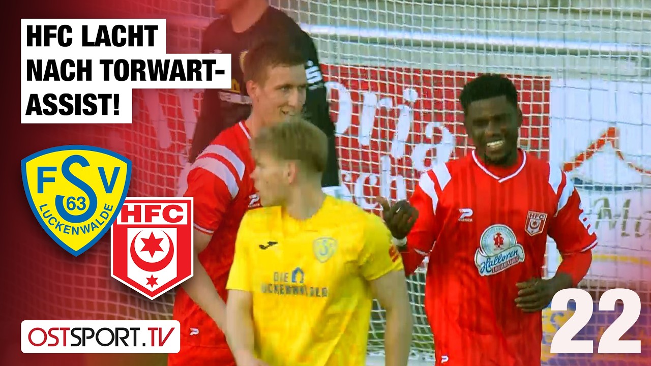 FSV Luckenwalde vs Hallescher Highlights