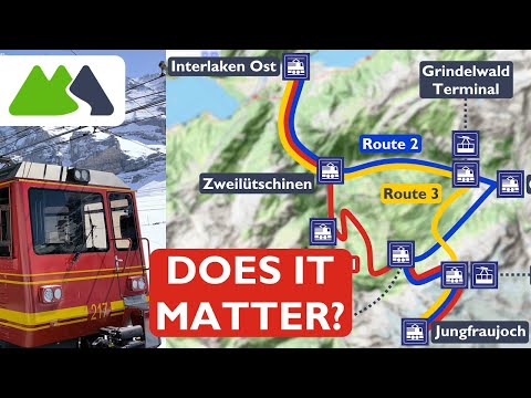 Die 3 Jungfraujoch-Routen im Vergleich - Welche ist die beste für Sie?