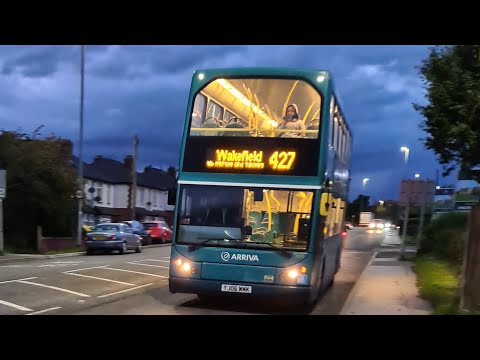 🚍*Thrashy Monster* Arriva Yorkshire 1608 YJ06 WMK VDL DB250